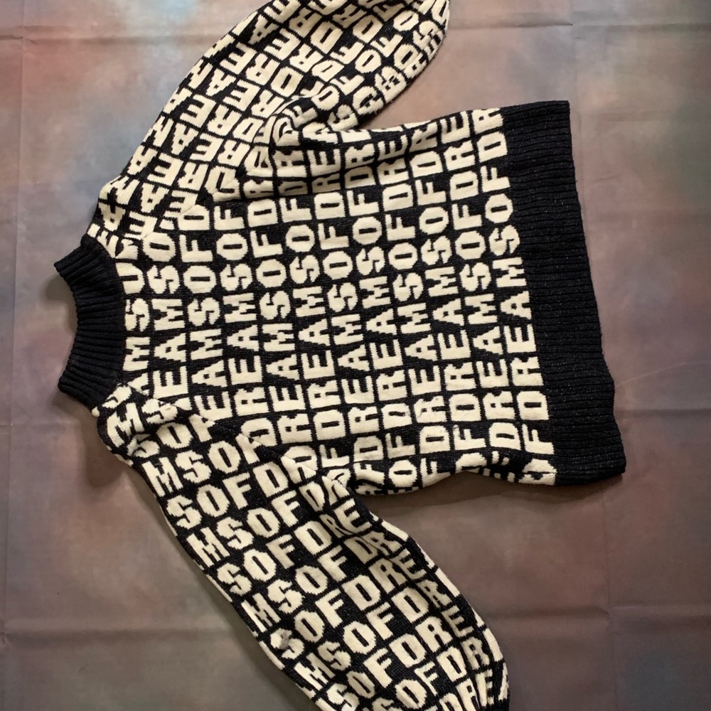 Oversized “Dreams Of” Sweater